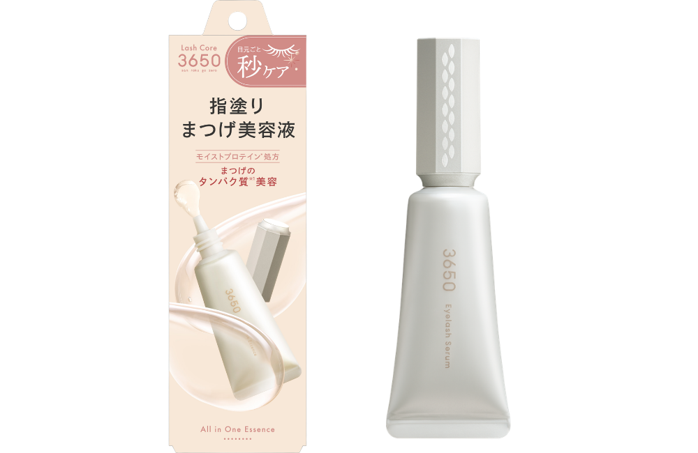 ラッシュコア 指塗りまつげ美容液 パッケージ+本体